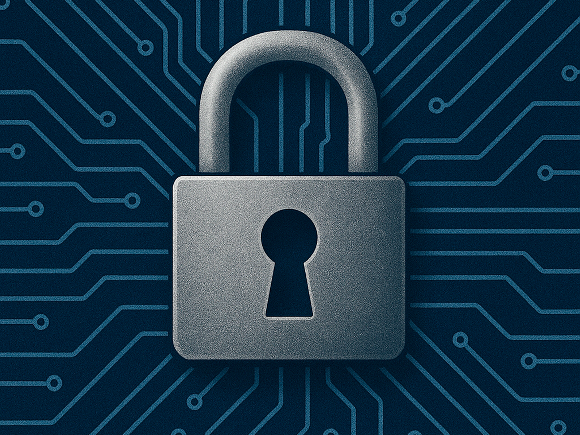 Cadeado simbolizando segurança da informação